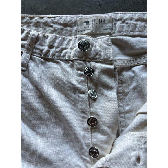 We the Free Flare Pull ON Pants Women’s Size 27 Cream White Travel - Picture 14 of 16